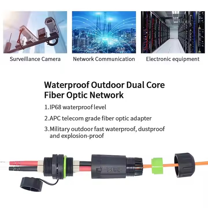 Waterproof Sc Lc Apc Upc Fiber Optic Fast Connector – Hentek